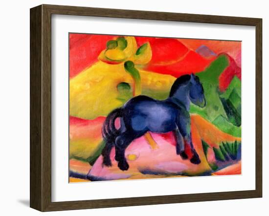 Little Blue Horse, 1912-Franz Marc-Framed Giclee Print