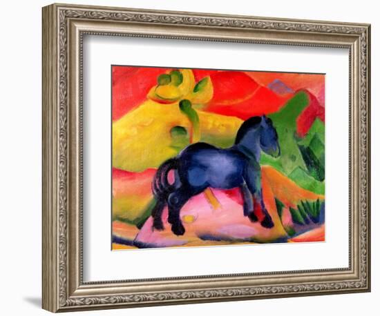 Little Blue Horse, 1912-Franz Marc-Framed Giclee Print