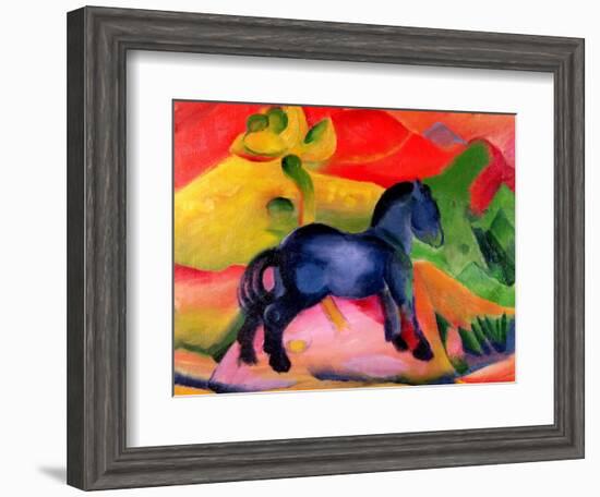 Little Blue Horse, 1912-Franz Marc-Framed Giclee Print