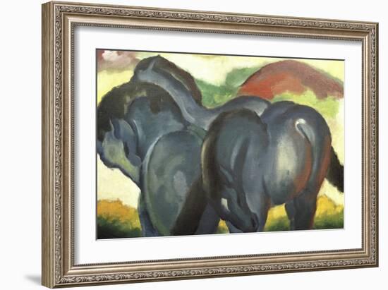 Little Blue Horses-Franz Marc-Framed Giclee Print