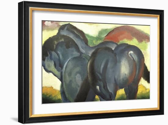 Little Blue Horses-Franz Marc-Framed Giclee Print