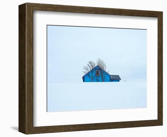 Little blue house-Marco Carmassi-Framed Photographic Print