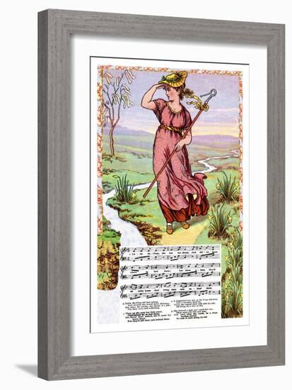 Little Bo Peep, c.1885-Walter Crane-Framed Art Print