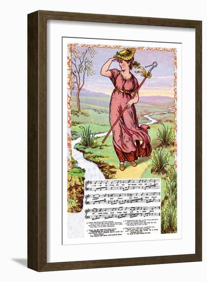 Little Bo Peep, c.1885-Walter Crane-Framed Art Print