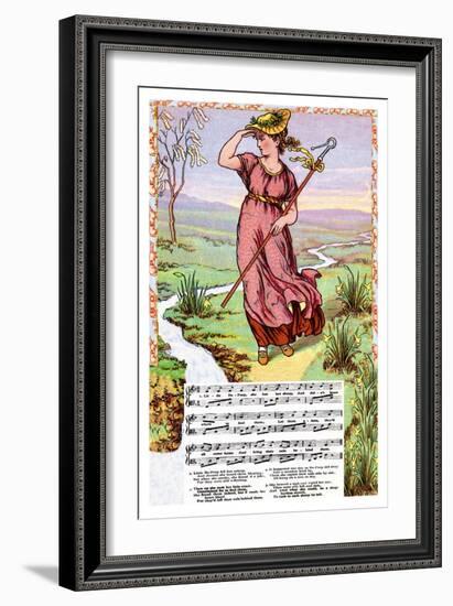 Little Bo Peep, c.1885-Walter Crane-Framed Art Print