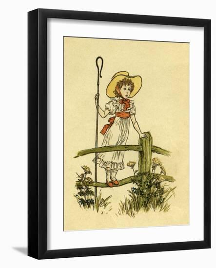 Little Bo-peep has lost-Kate Greenaway-Framed Giclee Print