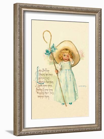 Little Bo Peep-Maud Humphrey-Framed Art Print