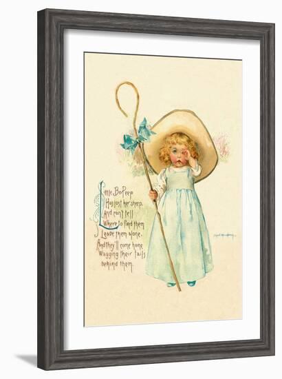 Little Bo Peep-Maud Humphrey-Framed Art Print