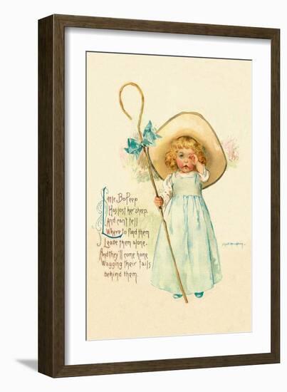 Little Bo Peep-Maud Humphrey-Framed Art Print