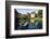 Little Boat in a Pond in the Old Town, Den Gamle By, Open Air Museum in Aarhus-Michael Runkel-Framed Photographic Print