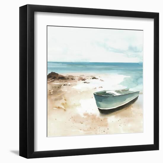 Little boat on the Shore I-Isabelle Z-Framed Art Print