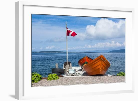 Little Boats in Th Harbour of Corner Brook, Newfoundland, Canada, North America-Michael Runkel-Framed Photographic Print