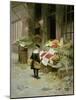 Little Boy at the Market-Victor Gabriel Gilbert-Mounted Giclee Print