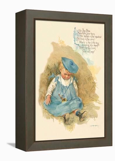 Little Boy Blue-Maud Humphrey-Framed Stretched Canvas
