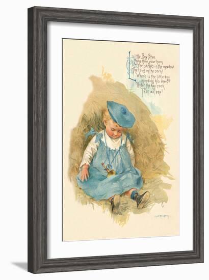 Little Boy Blue-Maud Humphrey-Framed Art Print