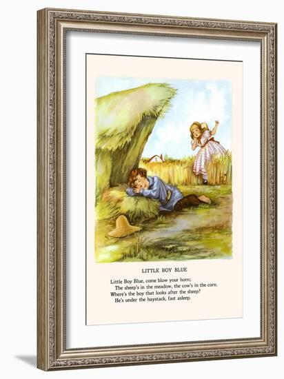 Little Boy Blue-Bird & Haumann-Framed Art Print