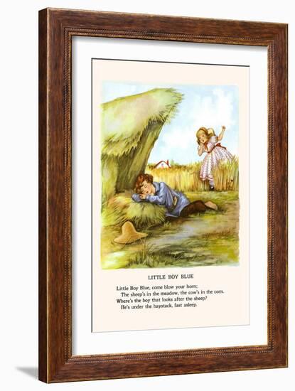 Little Boy Blue-Bird & Haumann-Framed Art Print