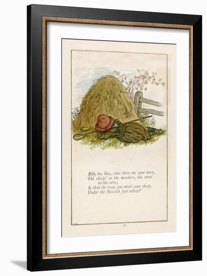 Little Boy Blue-Kate Greenaway-Framed Art Print