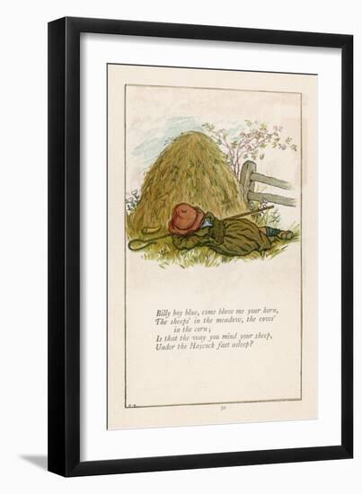 Little Boy Blue-Kate Greenaway-Framed Art Print