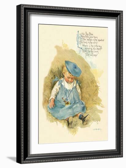 Little Boy Blue-Maud Humphrey-Framed Art Print