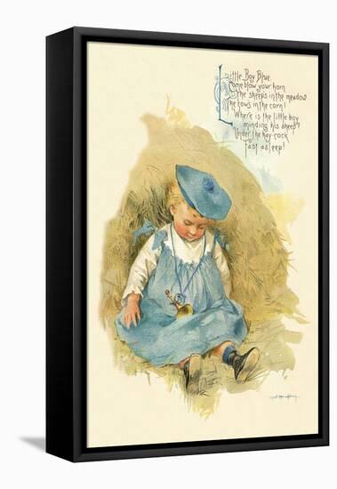 Little Boy Blue-Maud Humphrey-Framed Stretched Canvas