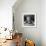 Little Boy Drinking a Soda at a Local Drugstore-Francis Miller-Framed Photographic Print displayed on a wall