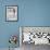 Little Boy Standing on a Surf Board Staring at the Water-Allan Grant-Framed Photographic Print displayed on a wall