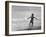 Little Boy Trying to Surf-Allan Grant-Framed Photographic Print