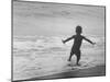 Little Boy Trying to Surf-Allan Grant-Mounted Photographic Print