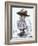 Little Boy Wearing Cowboy Hat-Nora Hernandez-Framed Giclee Print