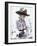 Little Boy Wearing Cowboy Hat-Nora Hernandez-Framed Giclee Print