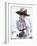 Little Boy Wearing Cowboy Hat-Nora Hernandez-Framed Giclee Print