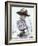 Little Boy Wearing Cowboy Hat-Nora Hernandez-Framed Giclee Print