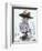 Little Boy Wearing Cowboy Hat-Nora Hernandez-Framed Giclee Print