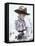 Little Boy Wearing Cowboy Hat-Nora Hernandez-Framed Premier Image Canvas