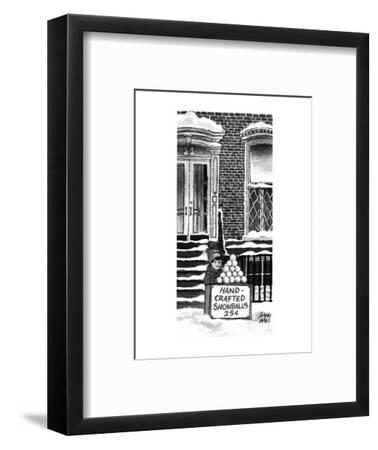 Little Boy With Stand Hand Crafted Snowballs 25cents New Yorker Cartoon Premium Giclee Print Joseph Farris Art Com Little Boy With Stand Hand Crafted Snowballs 25cents New Yorker Cartoon Premium Giclee Print Joseph Farris Art Com