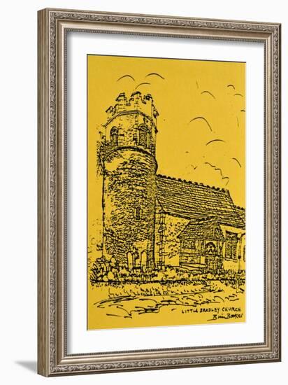 Little Bradley Church, Suffolk-Brenda Brin Booker-Framed Giclee Print