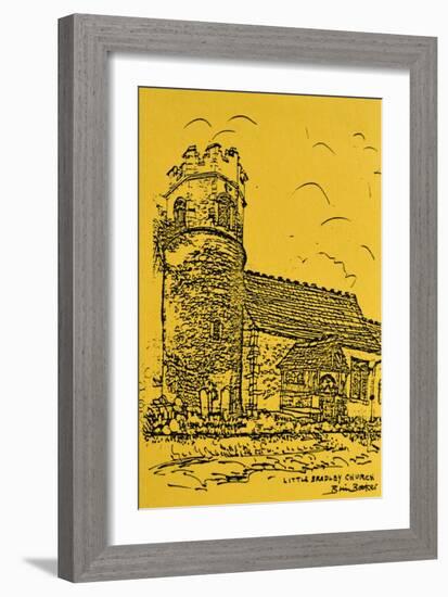 Little Bradley Church, Suffolk-Brenda Brin Booker-Framed Giclee Print