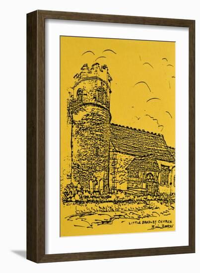 Little Bradley Church, Suffolk-Brenda Brin Booker-Framed Giclee Print