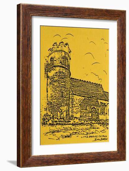 Little Bradley Church, Suffolk-Brenda Brin Booker-Framed Giclee Print