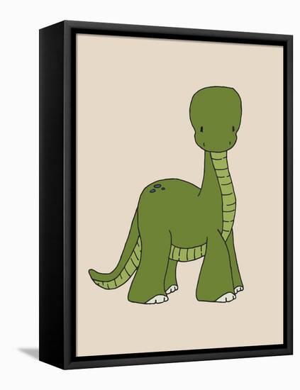 Little Brontosaurus-Designs Sweet Melody-Framed Stretched Canvas