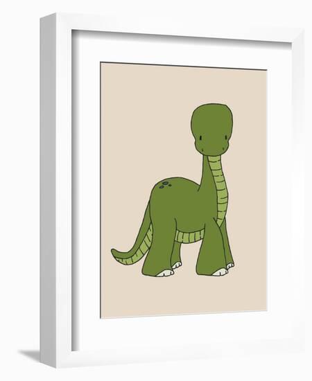 Little Brontosaurus-Designs Sweet Melody-Framed Premium Giclee Print