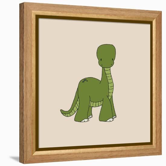 Little Brontosaurus-Designs Sweet Melody-Framed Stretched Canvas