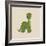 Little Brontosaurus-Designs Sweet Melody-Framed Art Print