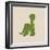 Little Brontosaurus-Designs Sweet Melody-Framed Art Print