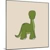 Little Brontosaurus-Designs Sweet Melody-Mounted Art Print