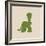 Little Brontosaurus-Designs Sweet Melody-Framed Art Print