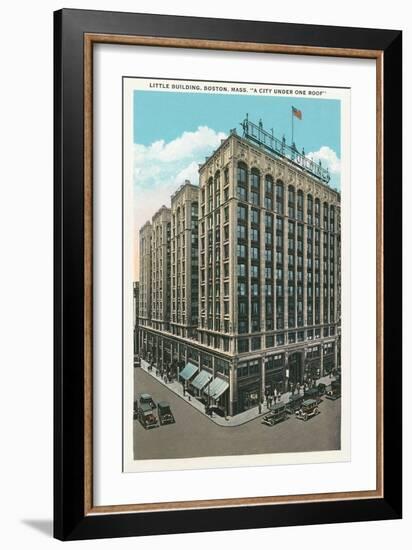 Little Building, Boston-null-Framed Art Print