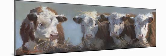 Little Bull & the Babes-Carolyne Hawley-Mounted Art Print