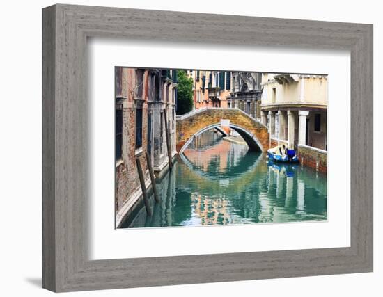 Little Canal in Venice-prochasson-Framed Photographic Print